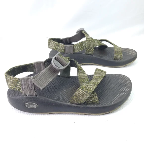 Chaco | Shoes | Chaco Z Cloud Green Strappy Sandals Open Toe  display picture 3